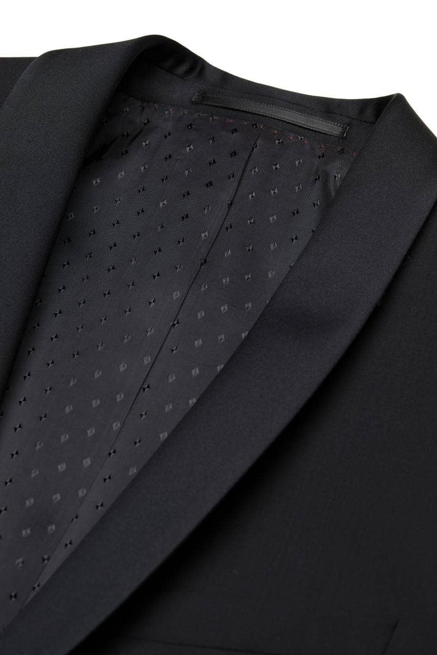 Digel Smoking nero da gala digel slim fit in fresco lana natural stretch Fino Al -60%