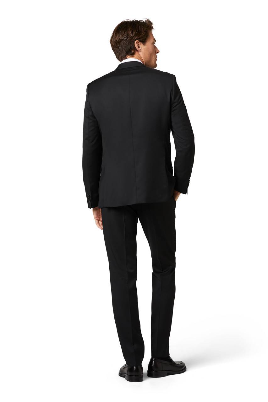 Digel Abito digel nero drop sei modern fit lana reda super 110's Sconto