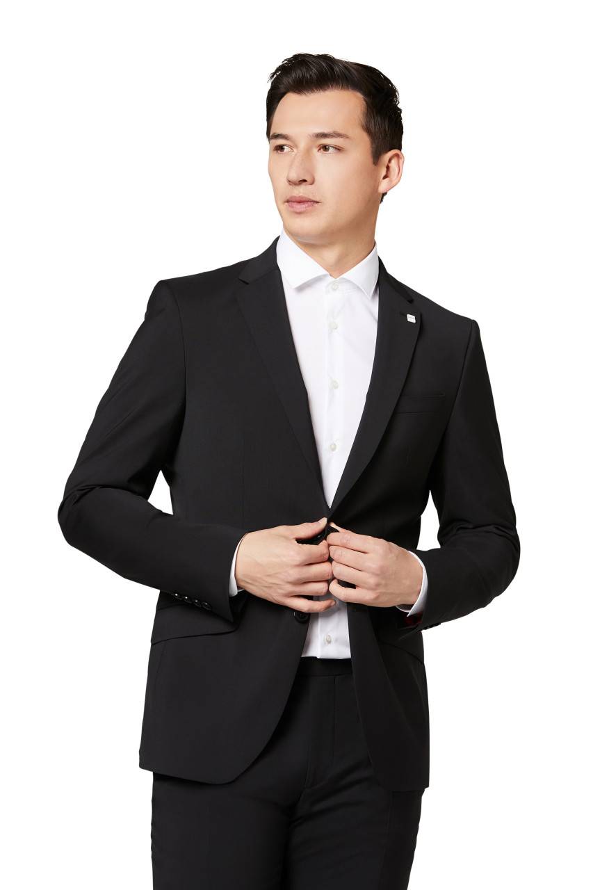 Digel Abito digel drop quattro corto slim fit nero lana marzotto super 100's Vendita Calda