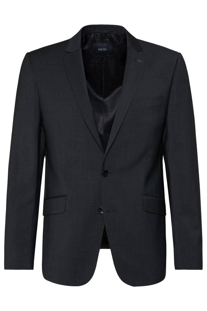 Digel Abito digel slim fit grigio antracite lana marzotto super 100's Vendita Economica
