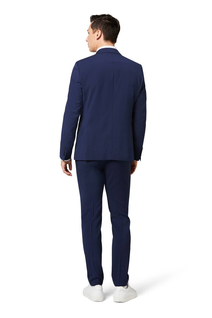 Digel Abito digel slim fit blu napoli lana marzotto super 100's Saldi Di Fabbrica