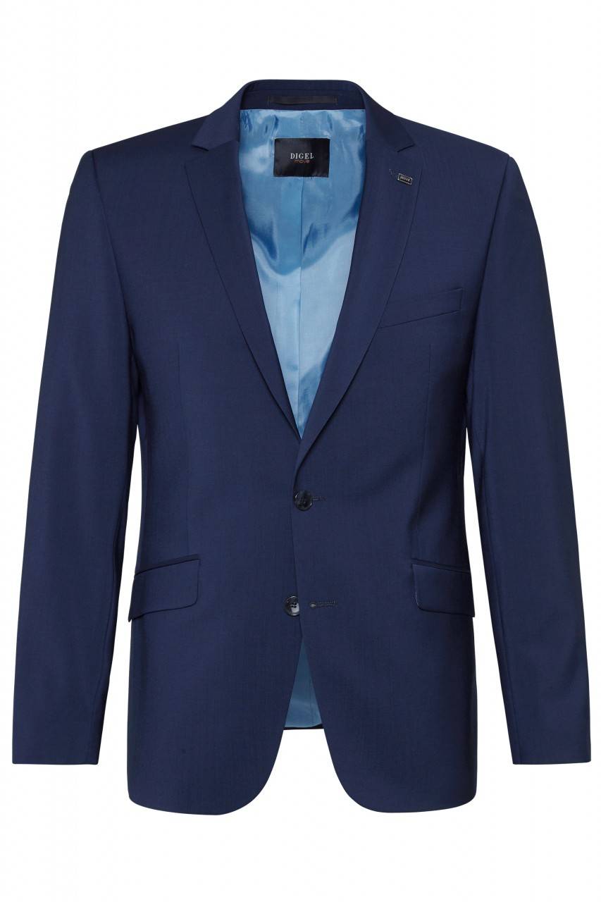 Digel Abito digel slim fit blu napoli lana marzotto super 100's Saldi Di Fabbrica