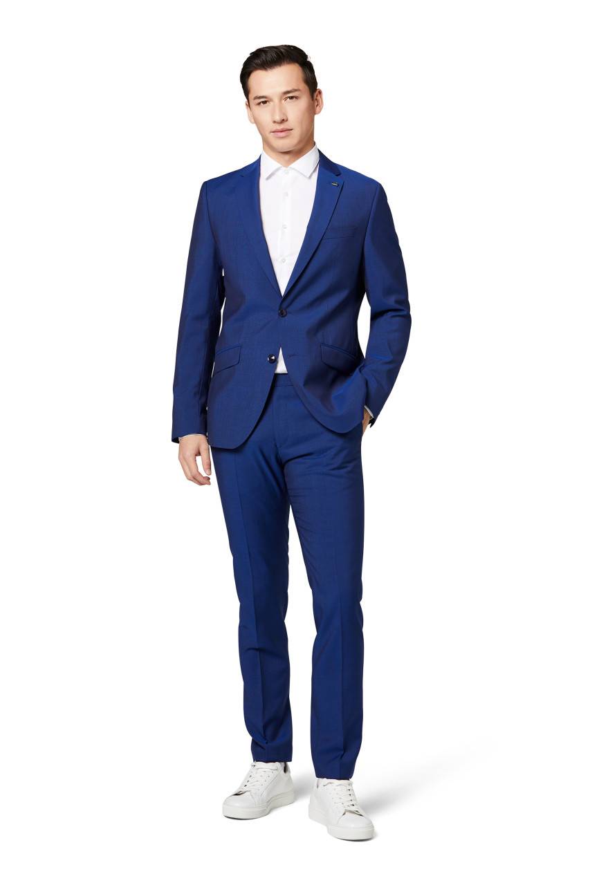 Digel Abito digel slim fit blu marine lana marzotto super 100's