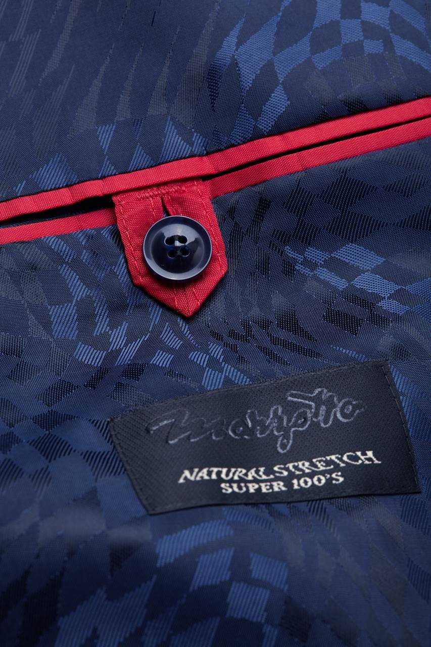 Digel Abito digel slim fit blu marine lana marzotto super 100's I Più Venduti