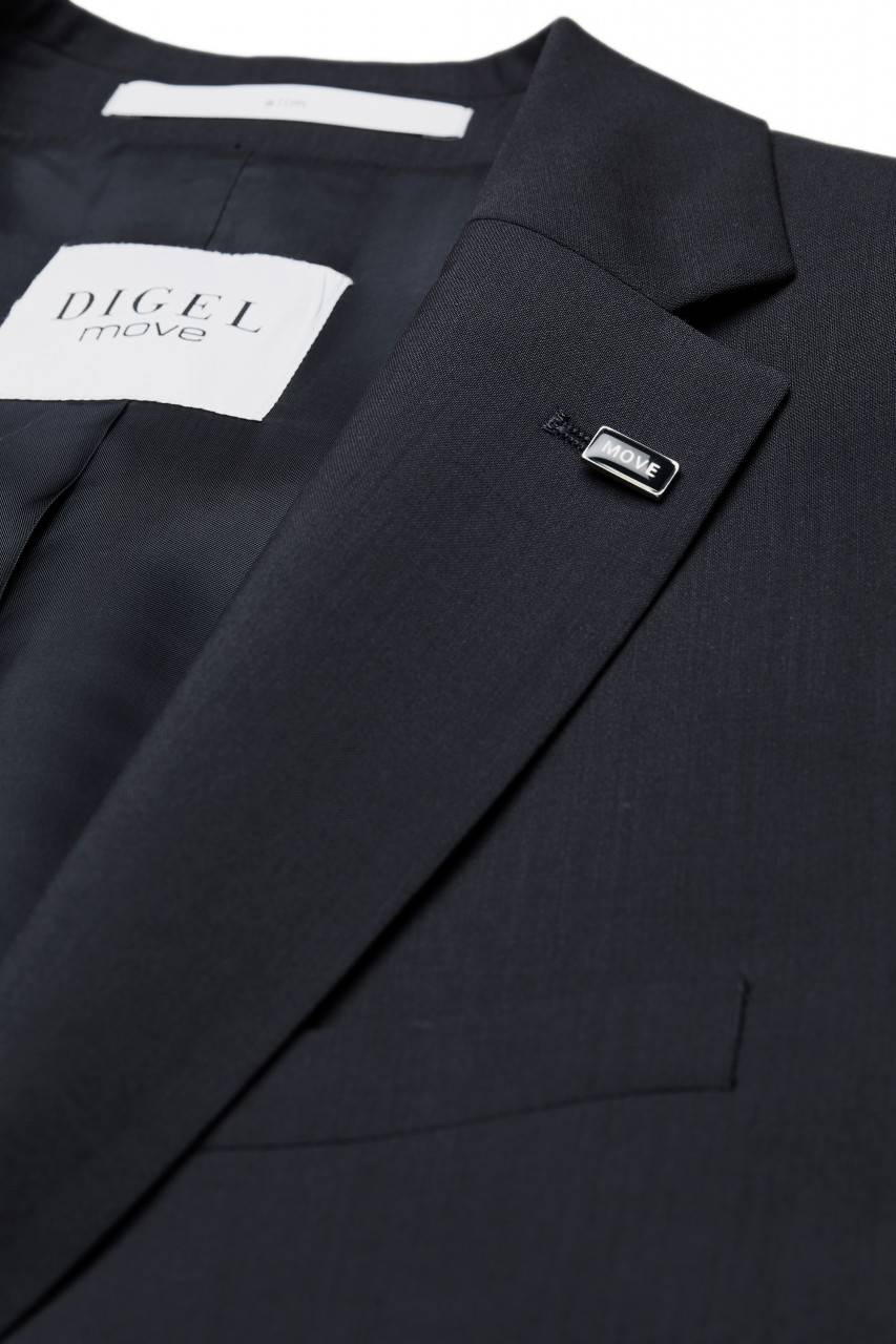 Digel Abito digel slim fit blu scuro lana marzotto super 100's Vendite Flash