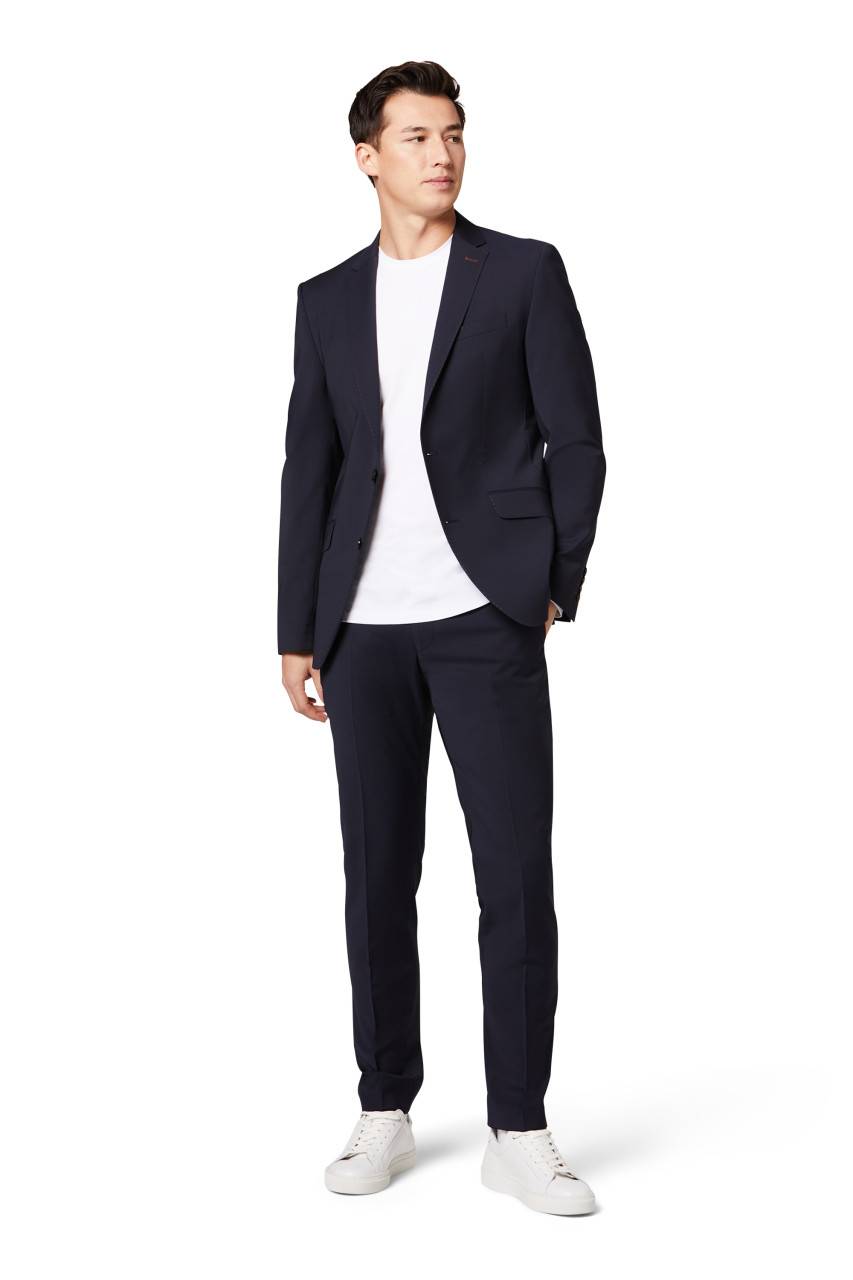 Digel Abito digel slim fit blu scuro lana stretch