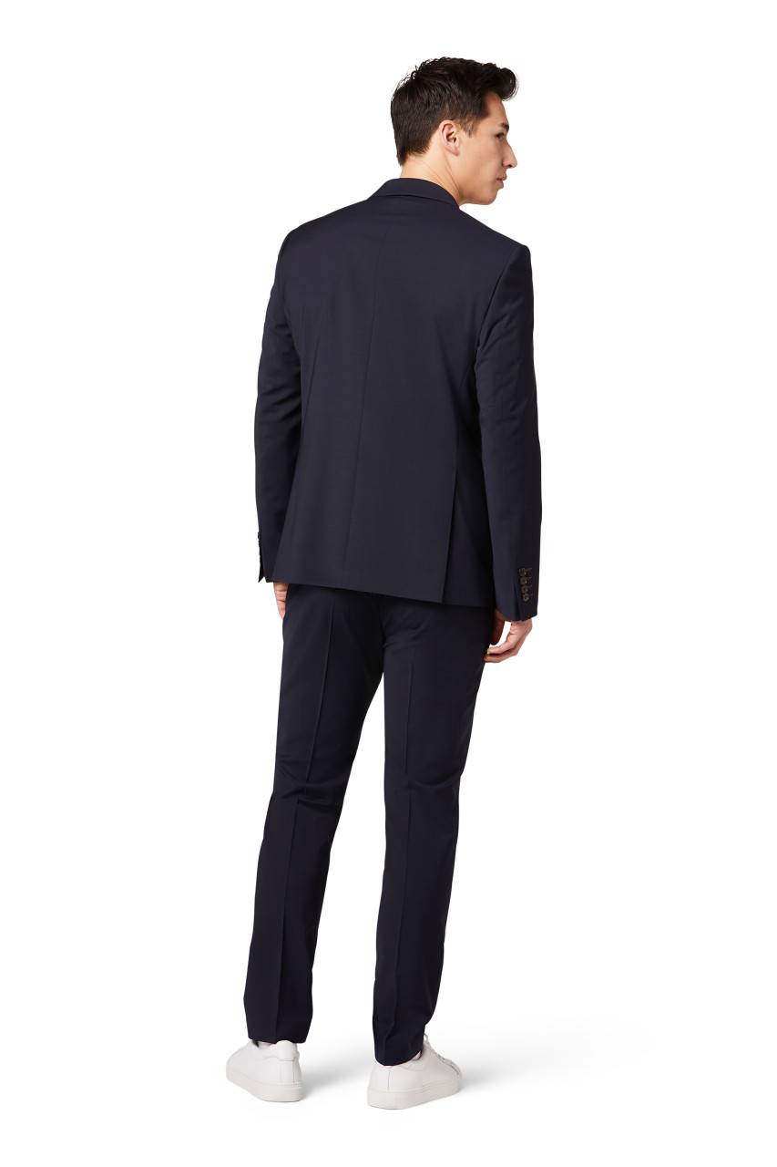 Digel Abito digel slim fit blu scuro lana stretch Nuova