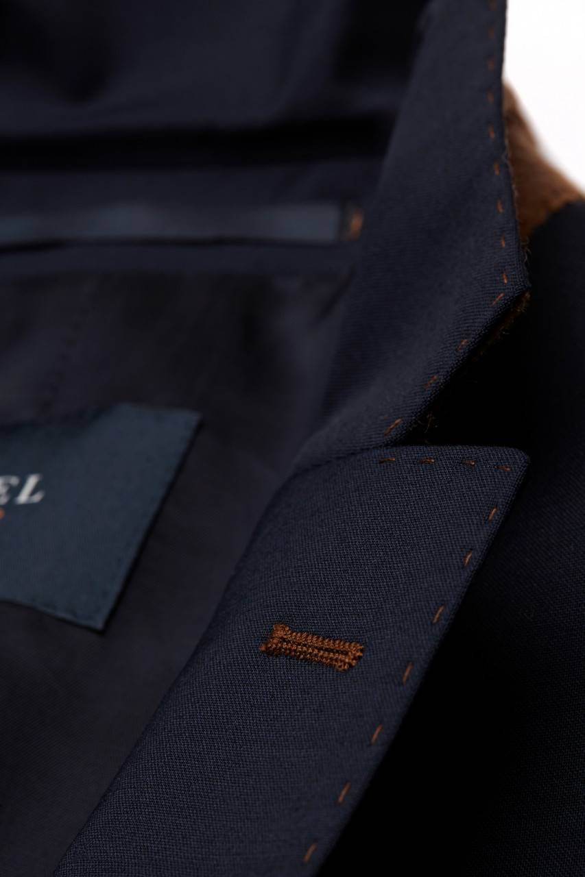 Digel Abito digel slim fit blu scuro lana stretch Nuova