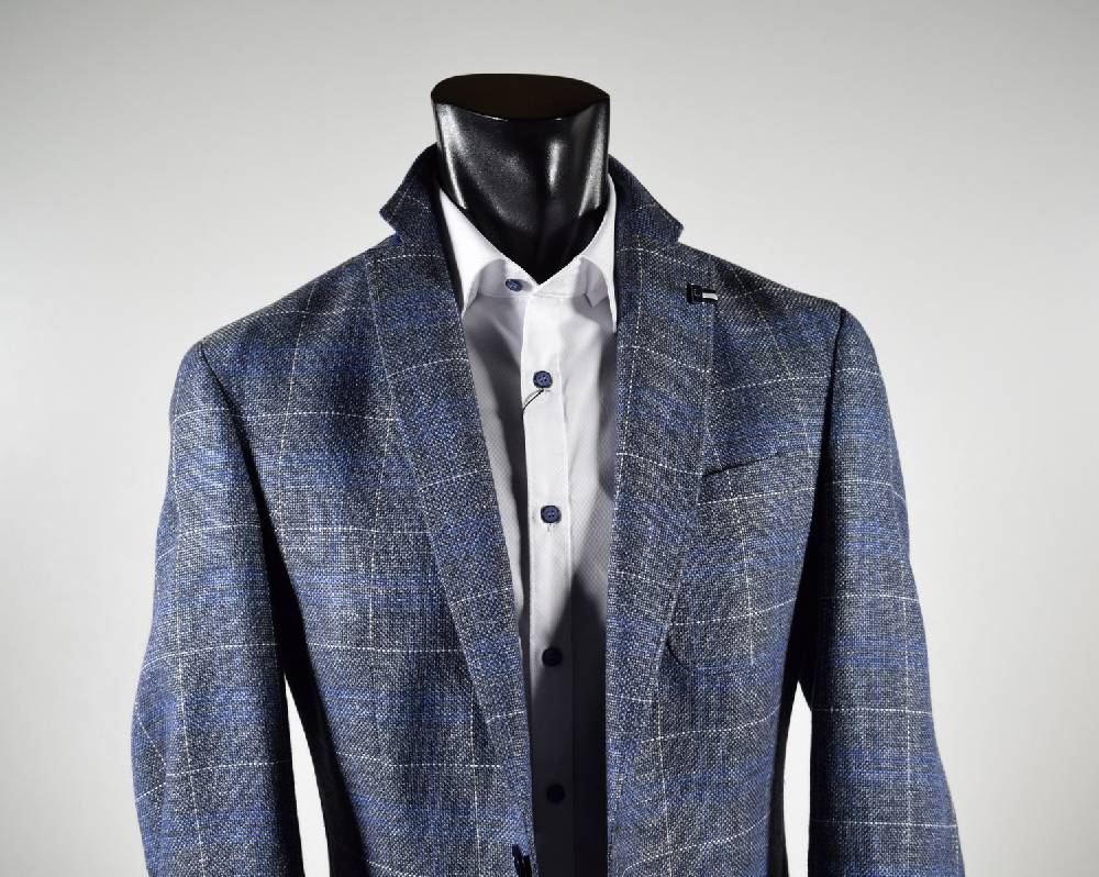 Digel Giacca in lana e lino digel sfoderata drop sei modern fit Ritorno libero