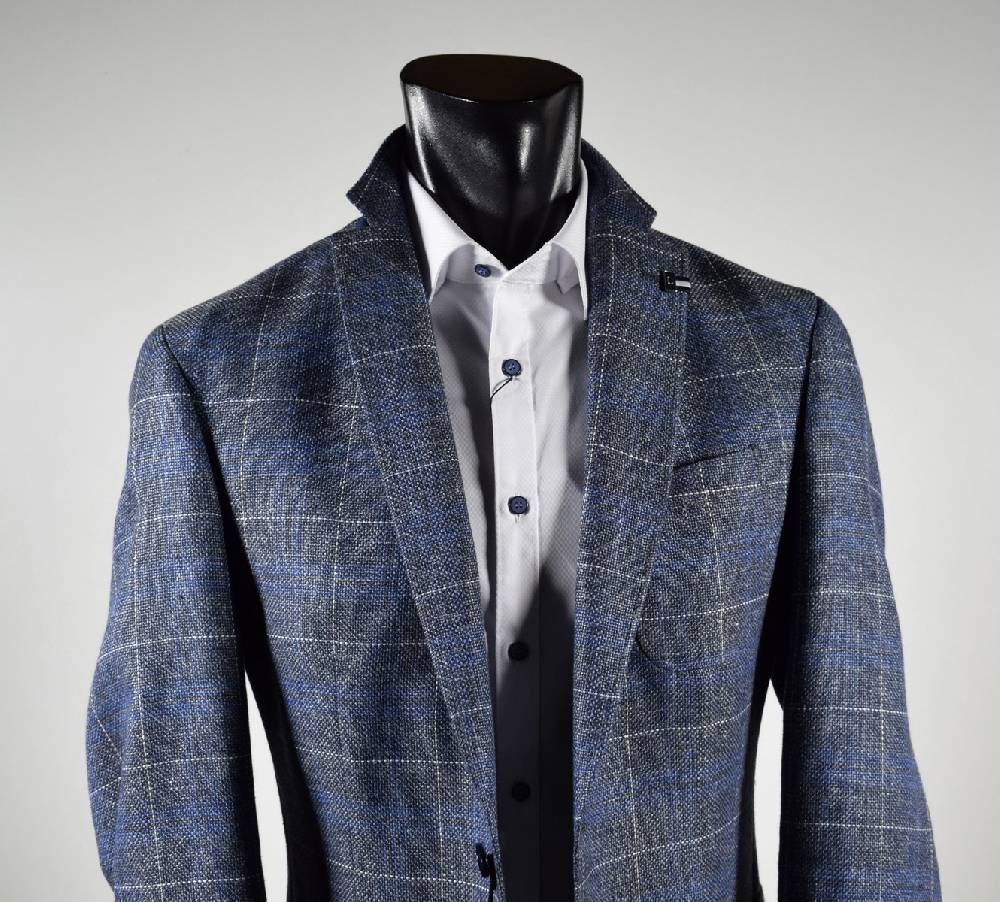 Digel Giacca in lana e lino digel sfoderata drop sei modern fit Ritorno libero