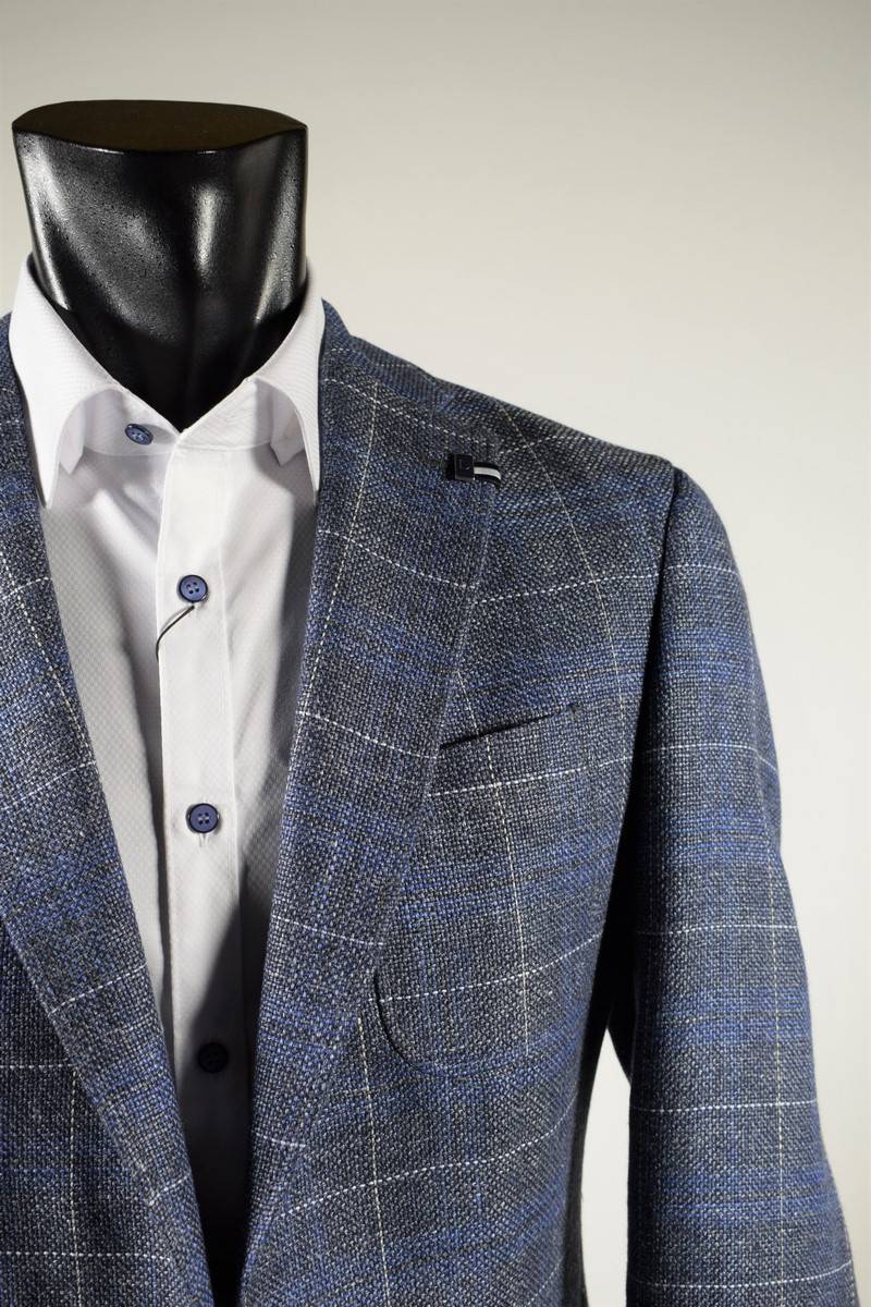 Digel Giacca in lana e lino digel sfoderata drop sei modern fit Ritorno libero