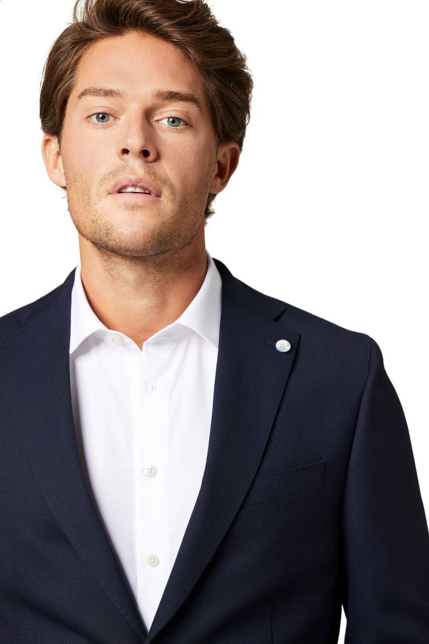 Digel Giacca blazer blu digel sfoderato drop quattro corto 2025