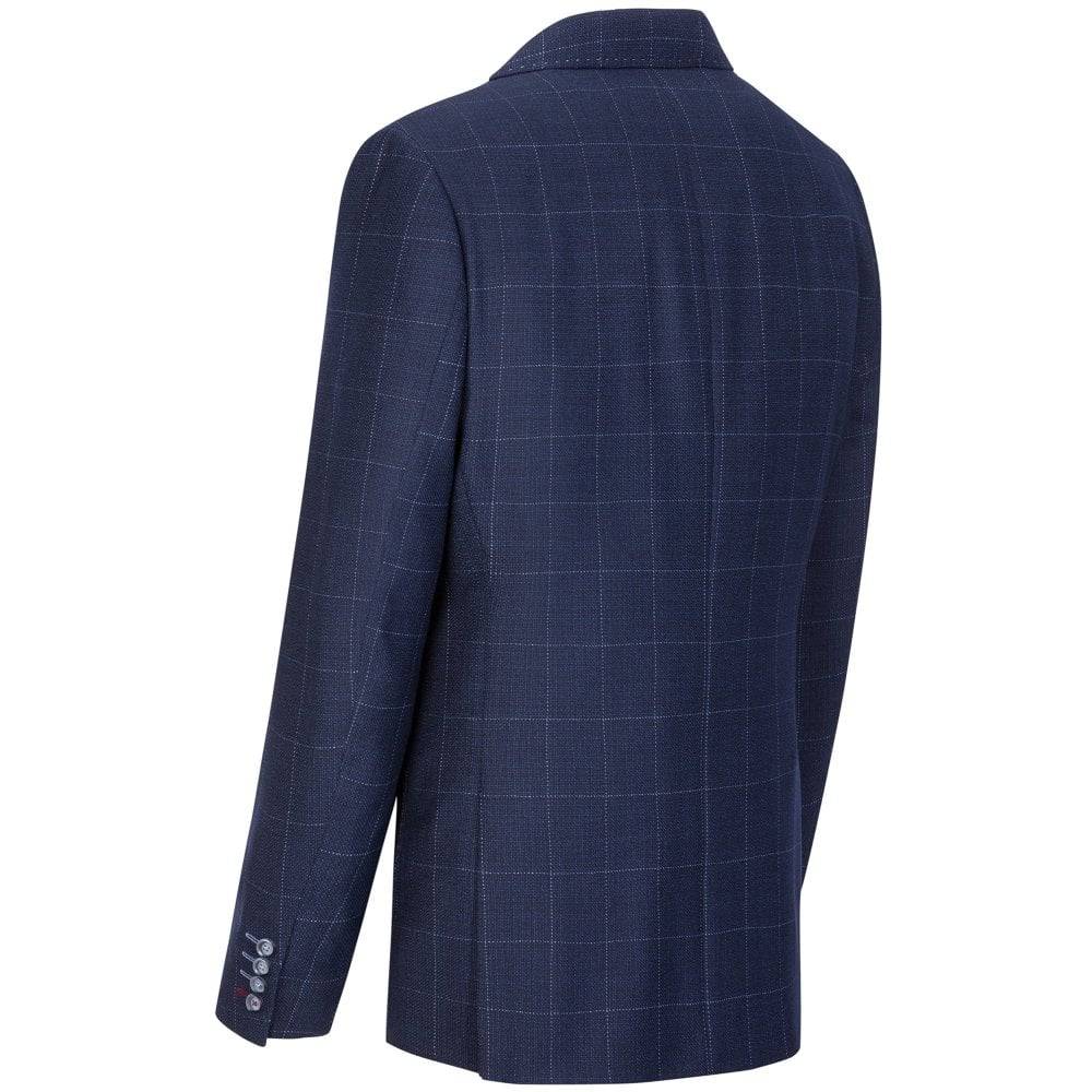 Digel Giacca blu a quadri digel drop quattro corto Vendita