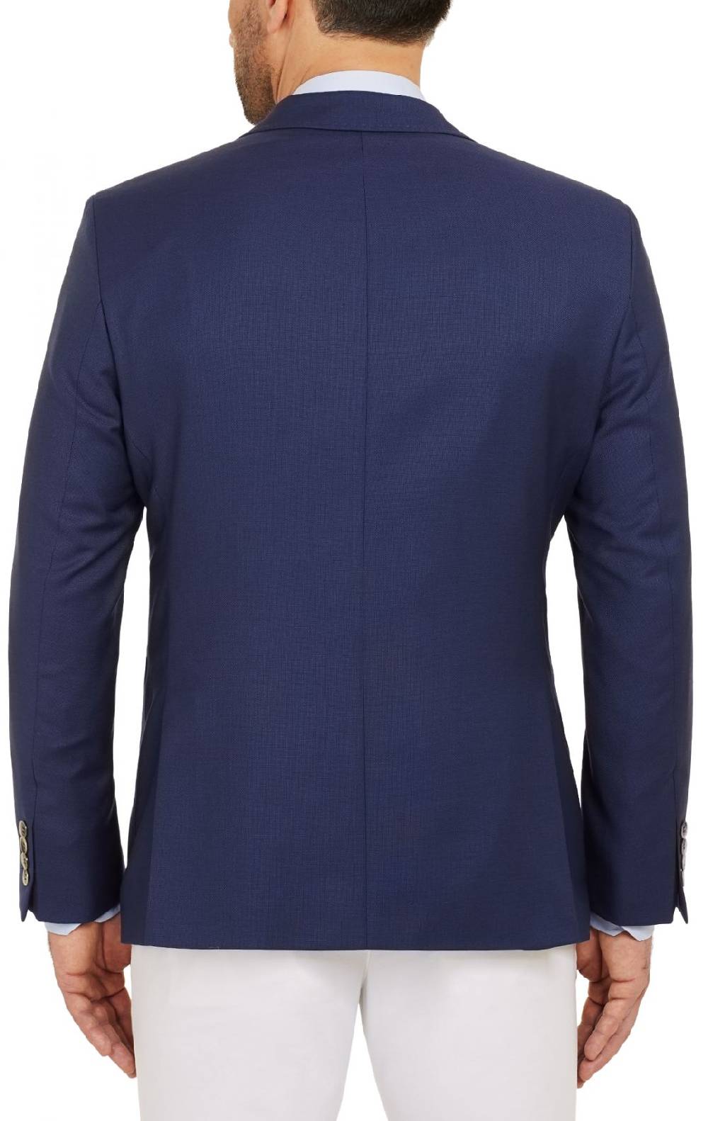 Digel Giacca blu marine digel in pura lana vergine marzotto con tasche a toppa Qualità Garantita