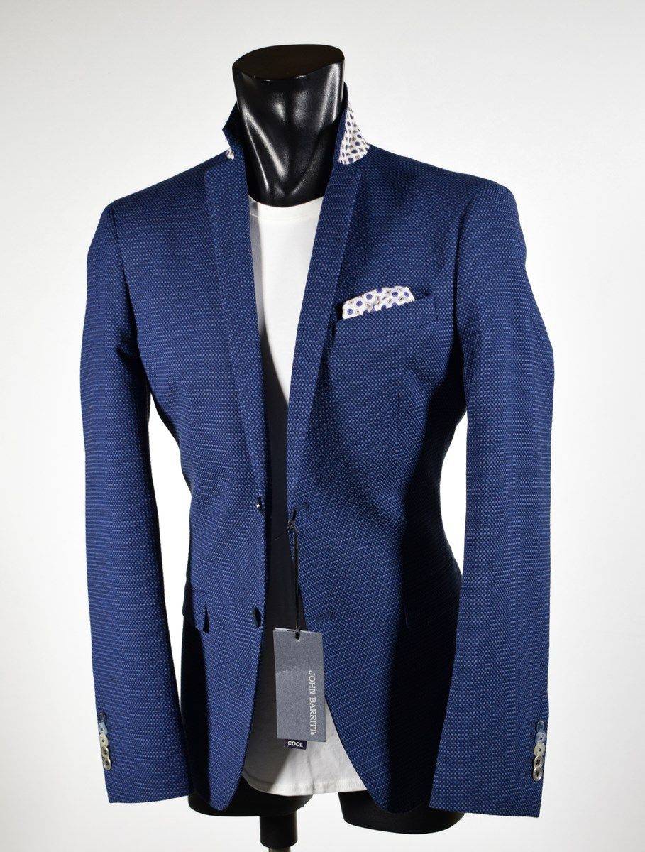 Falko Rosso Giacca blu sfoderata slim fit misto viscosa made in italy Negozi Online