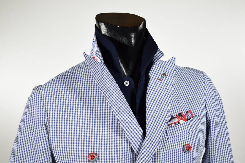 Falko Rosso Giacca slim fit doppio petto sfoderata falko rosso primavera estate Enormi sconti