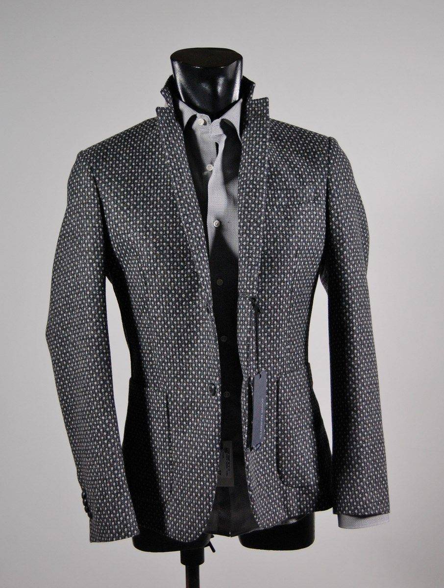 John Barritt Giacca slim fit john barritt grigia lana cashmere Online