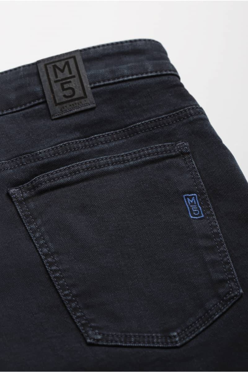 Meyer Jeans blu stone washed regular fit denim stretch bio m5 Vendita Economica