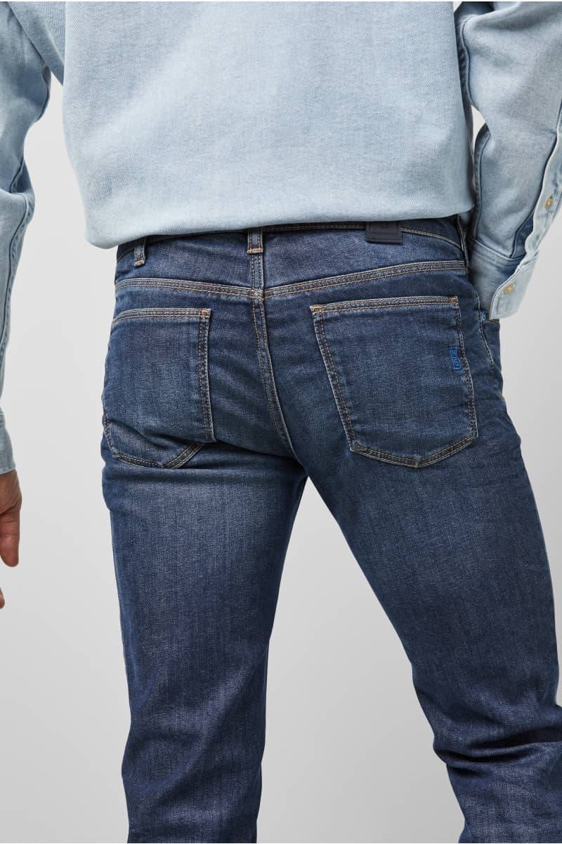 Meyer Jeans slim fit denim blu scuro vintage m5 by meyer Saldi Di Fabbrica