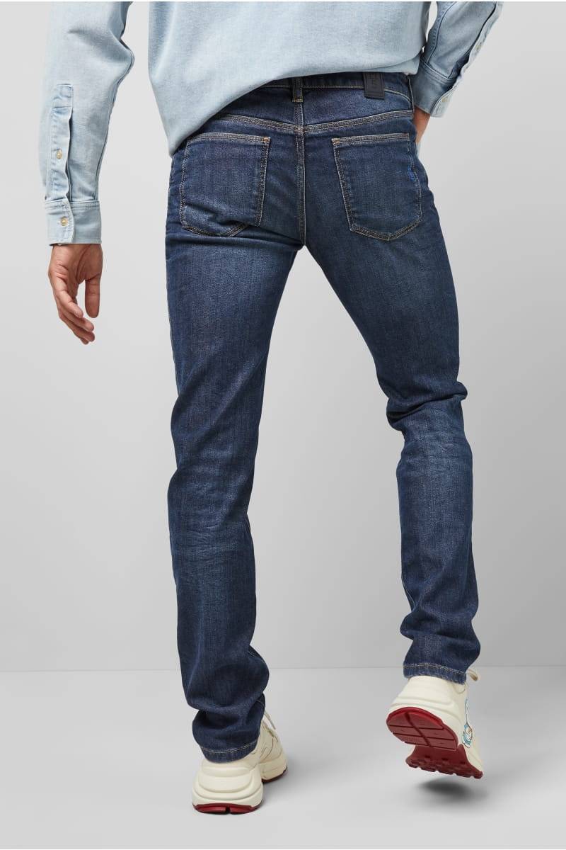 Meyer Jeans slim fit denim blu scuro vintage m5 by meyer Saldi Di Fabbrica