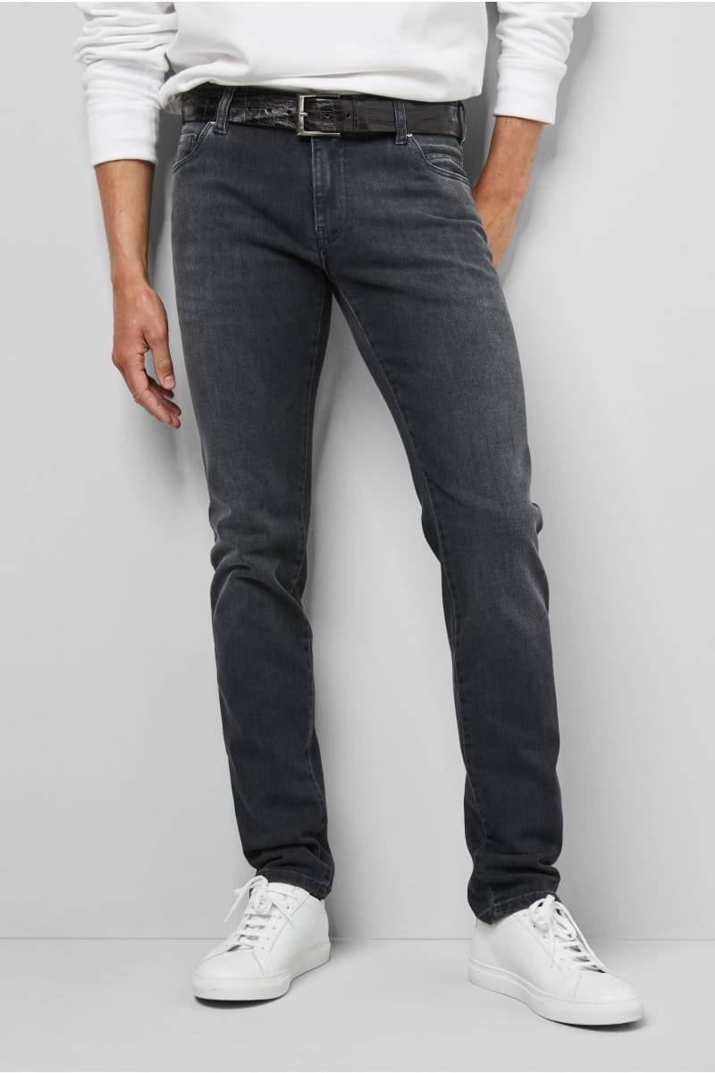 Meyer Jeans slim fit nero vintage super stretch m5 by meyer