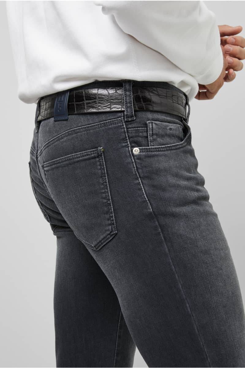 Meyer Jeans slim fit nero vintage super stretch m5 by meyer I Più Venduti