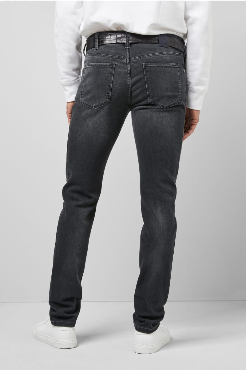 Meyer Jeans slim fit nero vintage super stretch m5 by meyer I Più Venduti