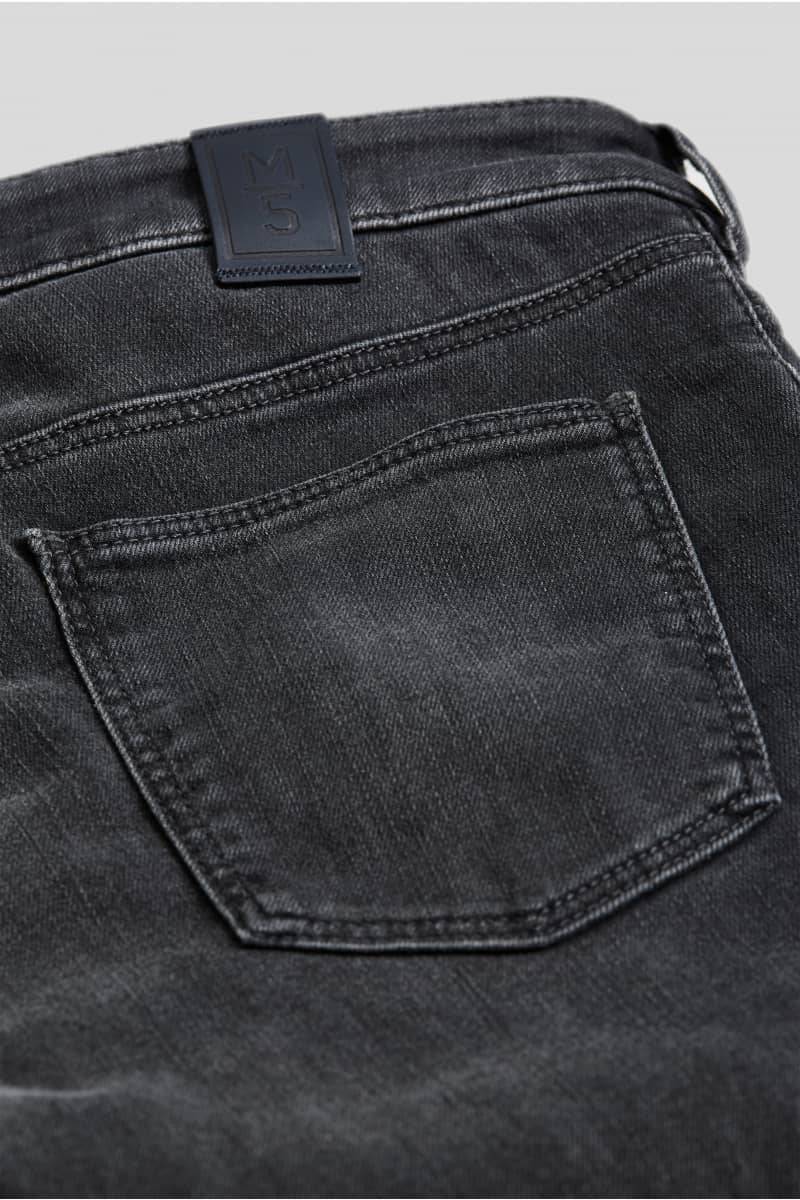 Meyer Jeans slim fit nero vintage super stretch m5 by meyer I Più Venduti