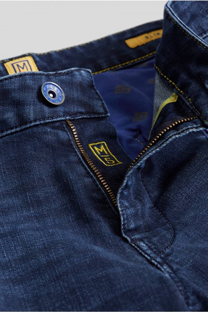 Meyer Jeans slim fit blu scuro stone washed m5 by meyer Negozio