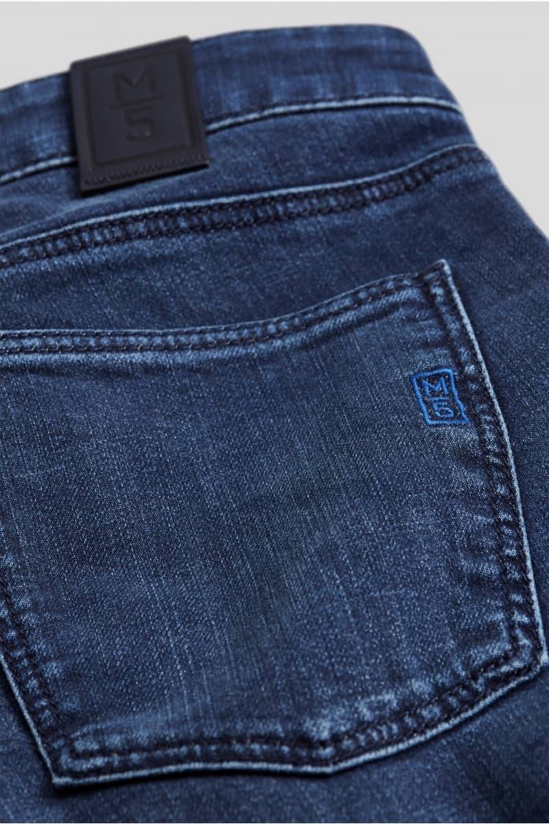 Meyer Jeans slim fit blu scuro stone washed m5 by meyer Negozio