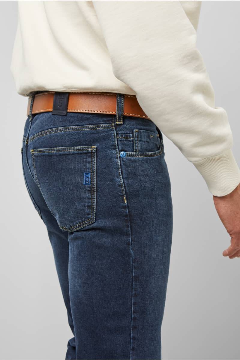 Meyer Jeans slim fit blu stone washed m5 by meyer Pezzi Unici
