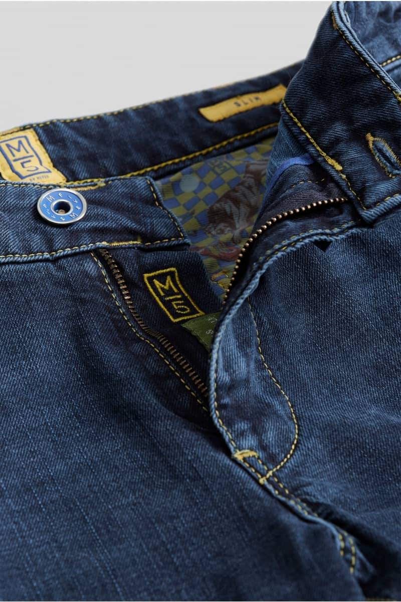 Meyer Jeans slim fit blu stone washed m5 by meyer Pezzi Unici