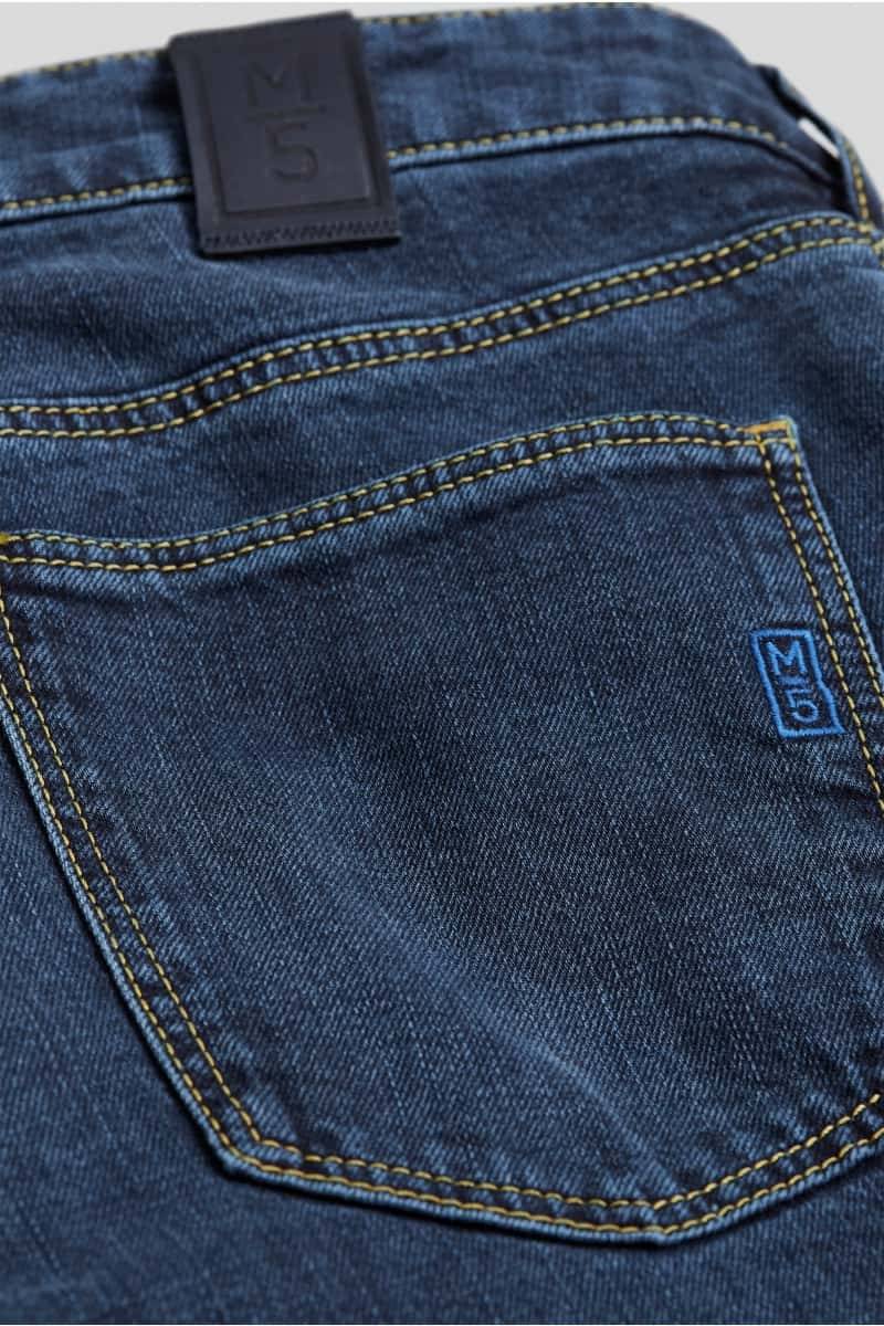 Meyer Jeans slim fit blu stone washed m5 by meyer Pezzi Unici