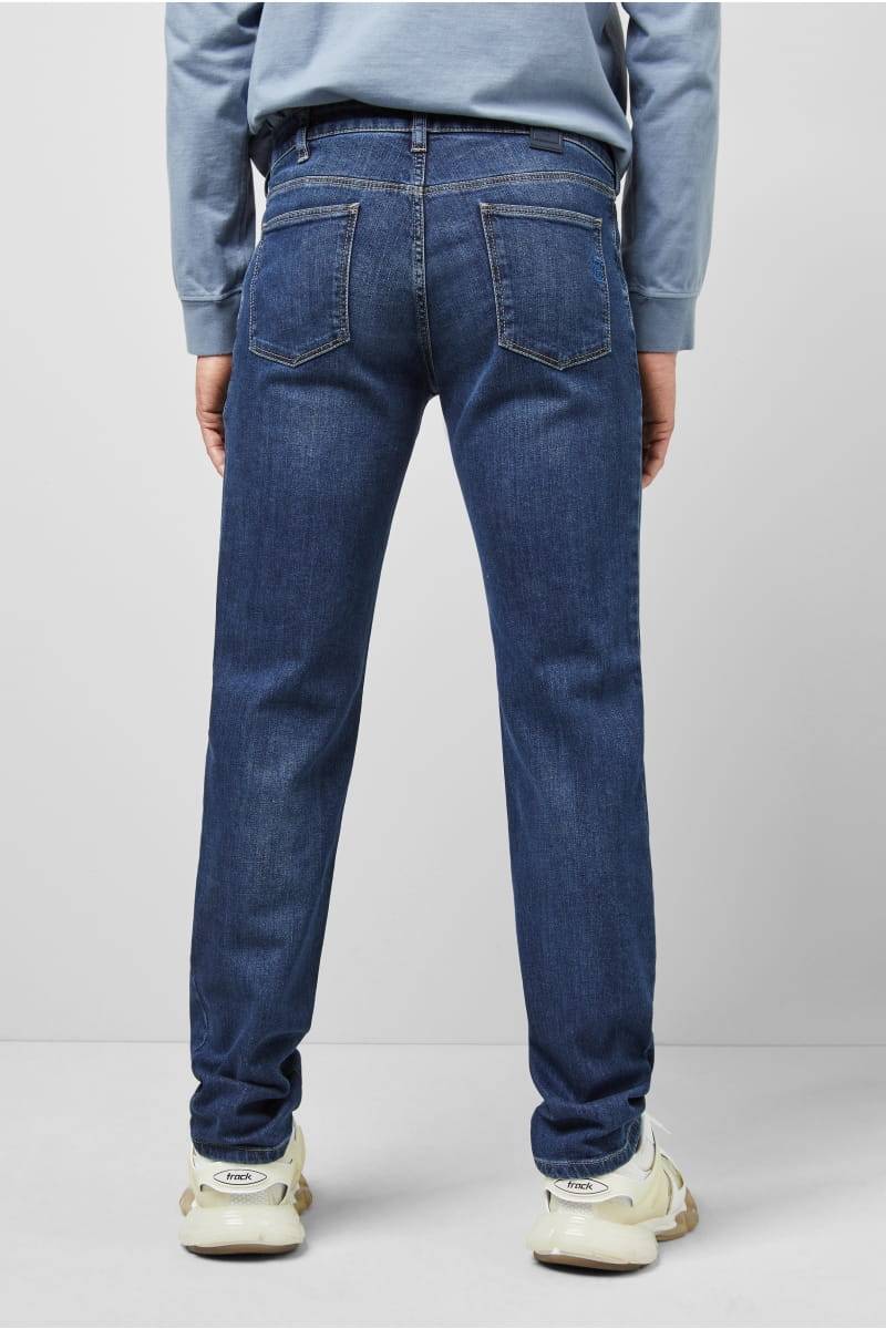 Meyer Jeans blu stone washed denim autentico regular fit m5 by meyer Nuova