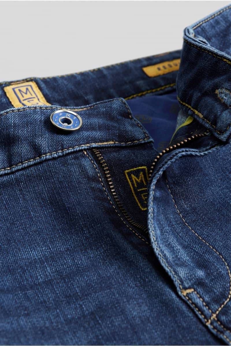 Meyer Jeans blu stone washed denim autentico regular fit m5 by meyer Nuova