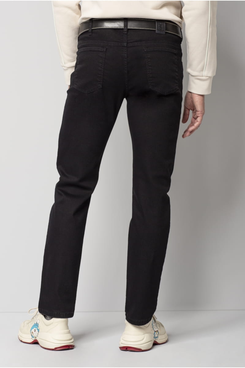 Meyer Jeans nero regular fit fair traded m5 by meyer Moda