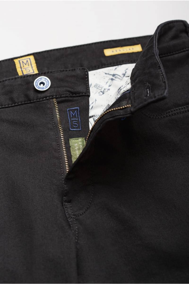Meyer Jeans nero regular fit fair traded m5 by meyer Moda