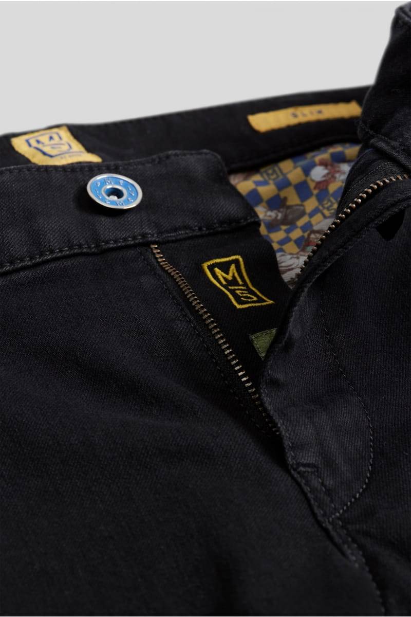 Meyer Jeans slim fit nero denim stretch bio m5 by meyer Italy