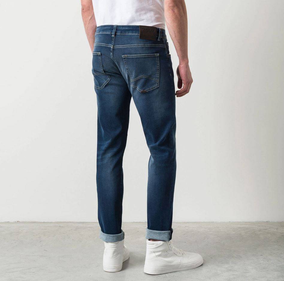MCS Jeans mcs slim fit super stretch demim lavaggio medio Nuovo