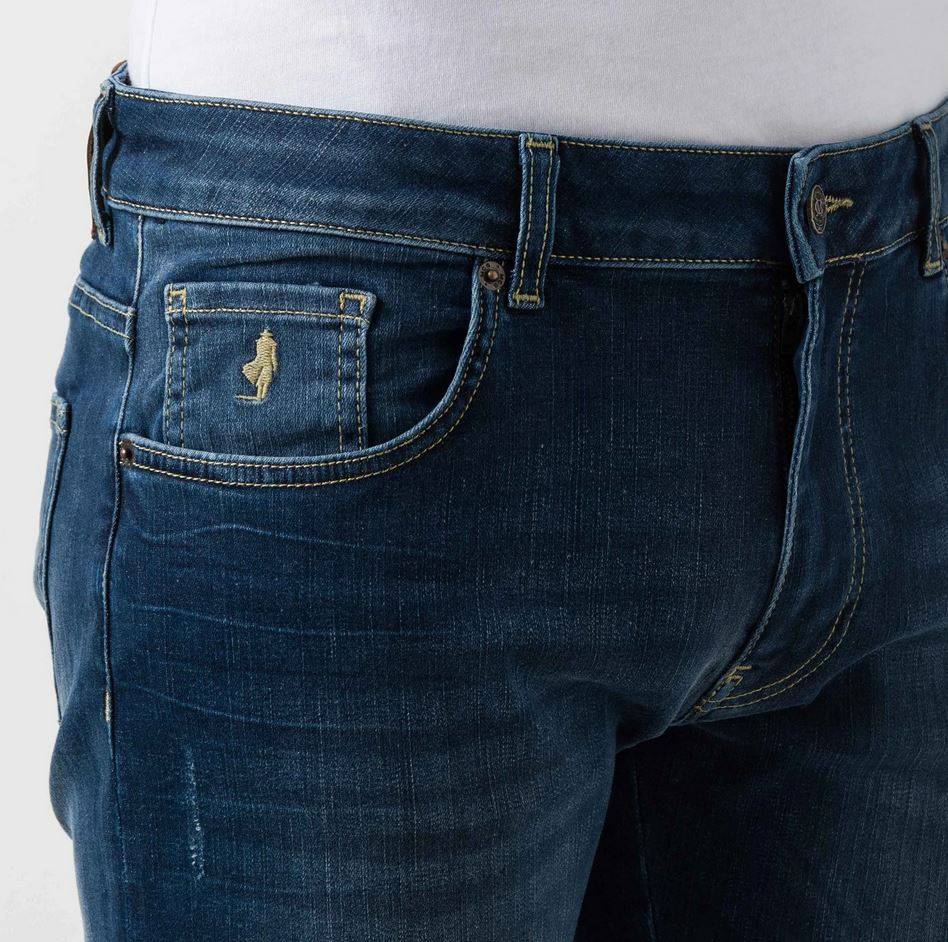 MCS Jeans mcs slim fit super stretch demim lavaggio medio Nuovo