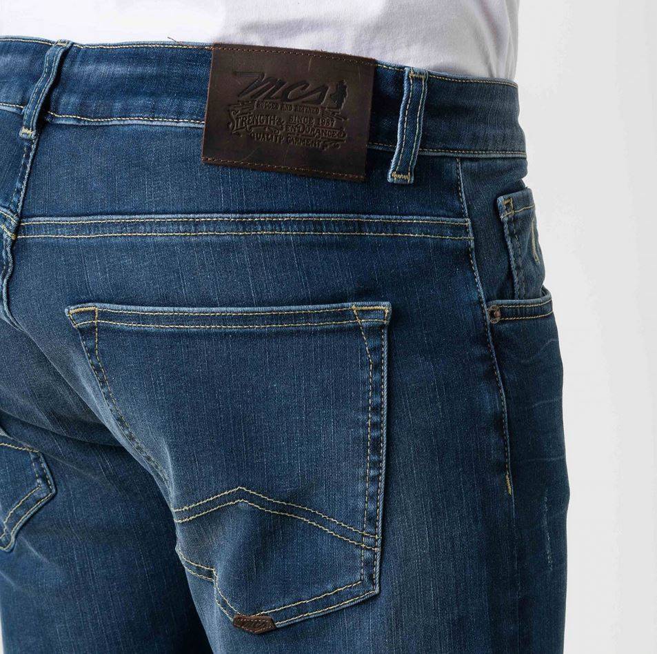 MCS Jeans mcs slim fit super stretch demim lavaggio medio Nuovo