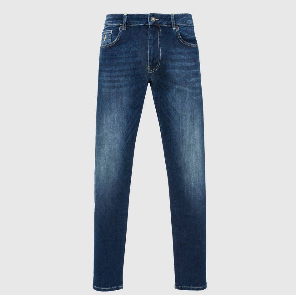 MCS Jeans mcs slim fit super stretch demim lavaggio medio Nuovo