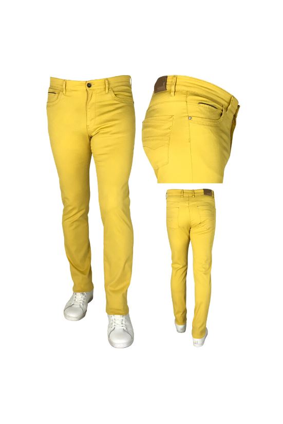Sea Barrier Jeans cinque tasche beige in cotone stretch modern fit Qualità