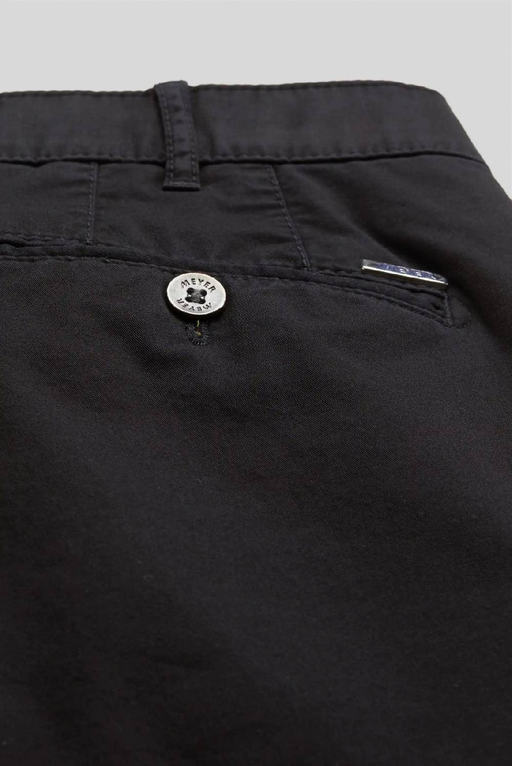 Meyer Pantalone nero meyer cotone bio stretch modern fit Acquista Ora