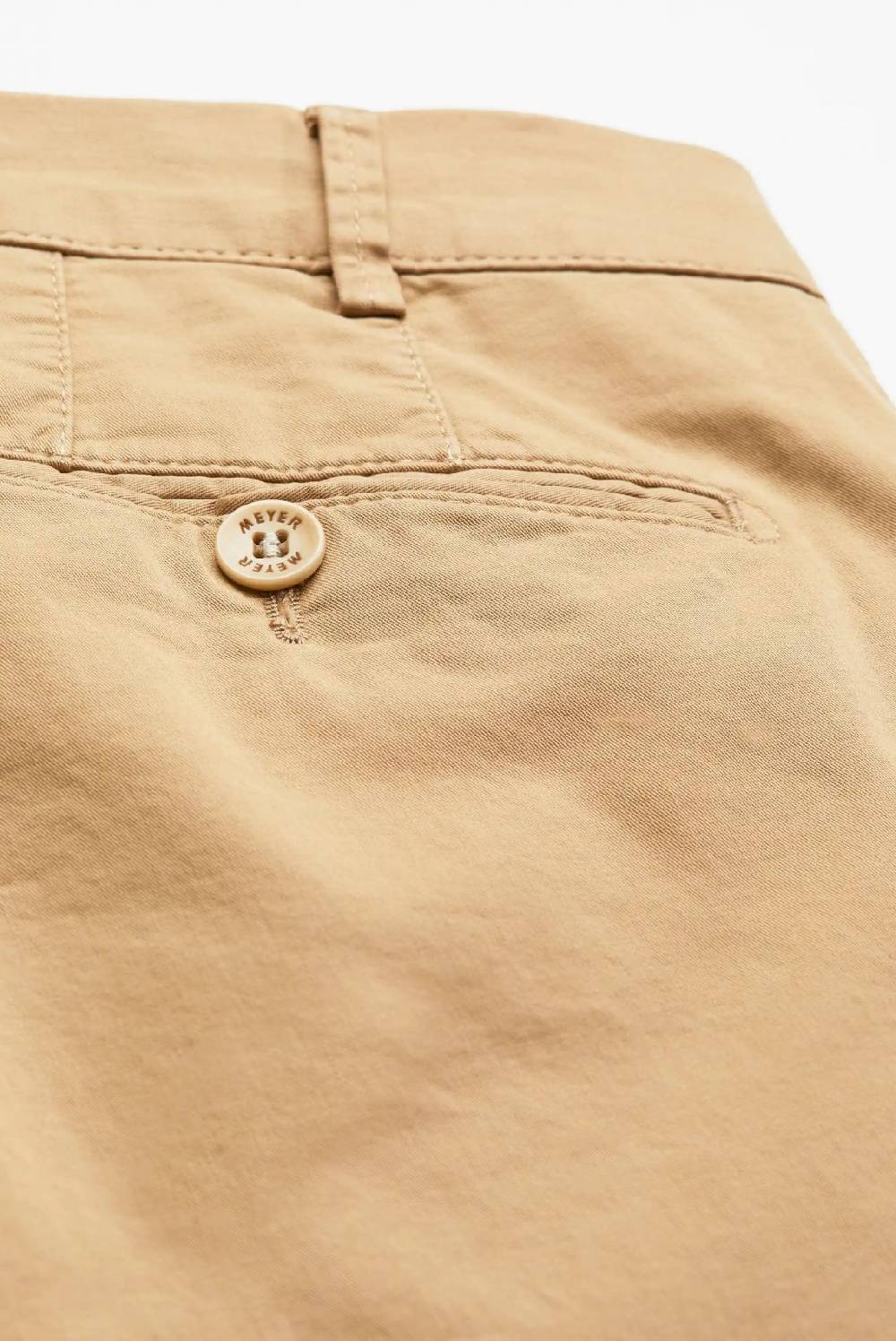 Meyer Pantalone color cammello meyer cotone bio stretch modern fit Consegna Veloce