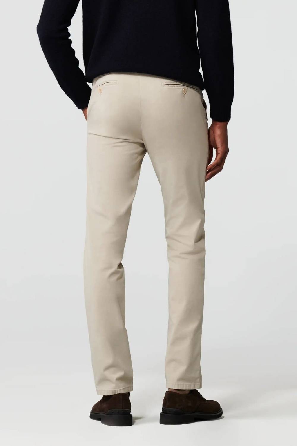 Meyer Pantalone beige meyer cotone bio stretch modern fit Promozione Limitata