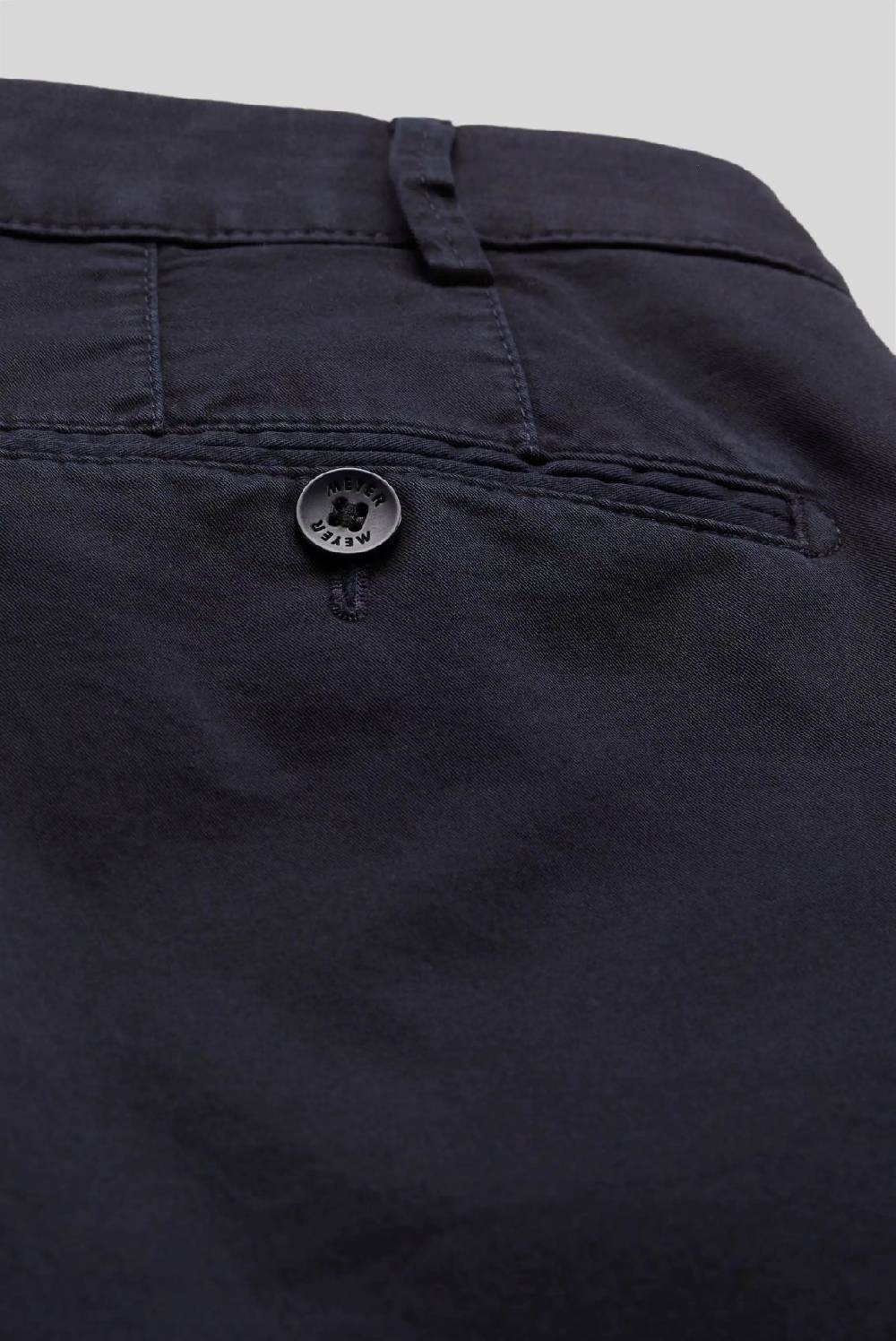 Meyer Pantalone blu meyer cotone bio stretch modern fit Fino Al -60%