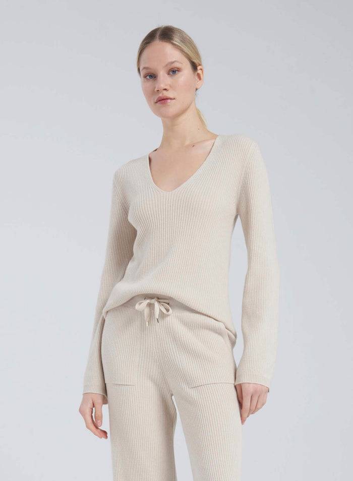 Lorena Antoniazzi MAGLIA IN LANA, CASHMERE E SETA Spedizione Gratuita