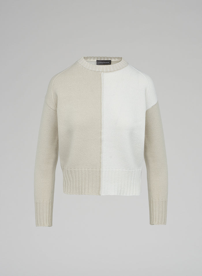 Lorena Antoniazzi MAGLIA IN LANA, CASHMERE E SETA