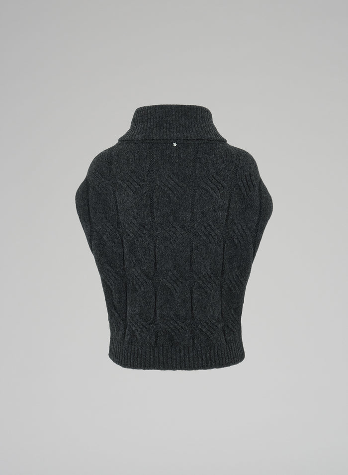 Lorena Antoniazzi GILET A TRECCIA Offerta